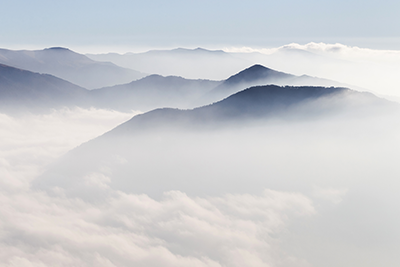 foggy mountains